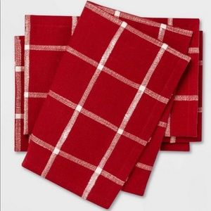 Threshold Cotton Plaid Napkins -set of 8